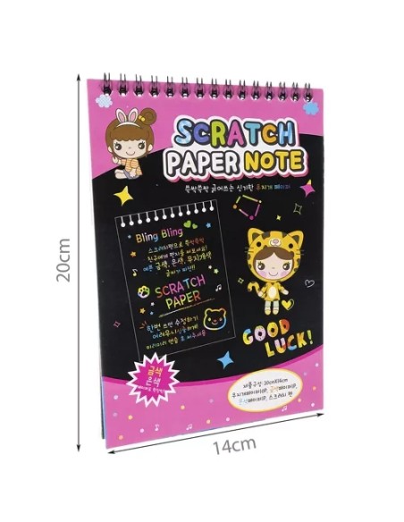 Nubraukiamų lakštų rinkinys + medinis rašiklis 22449