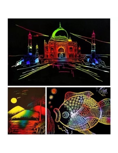 Nubraukiamų lakštų rinkinys + medinis rašiklis 22449