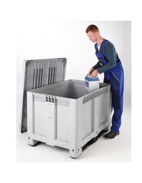 Dėžės padėklų dėžė su EURO 500L padėklu 120x80x80 cm Dėžės padėklų dėžė su EURO 500L padėklu 120x80x80 cm