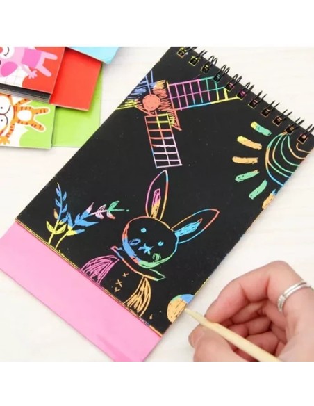 Nubraukiamų lakštų rinkinys + medinis rašiklis 22449