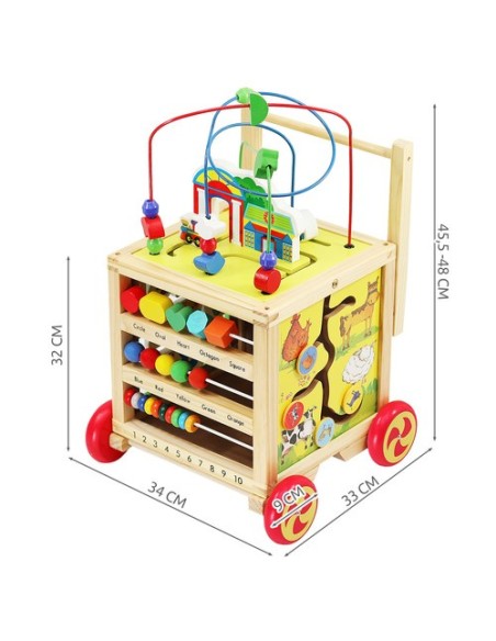 Medinis stūmikas - Mokomasis kubas 22606