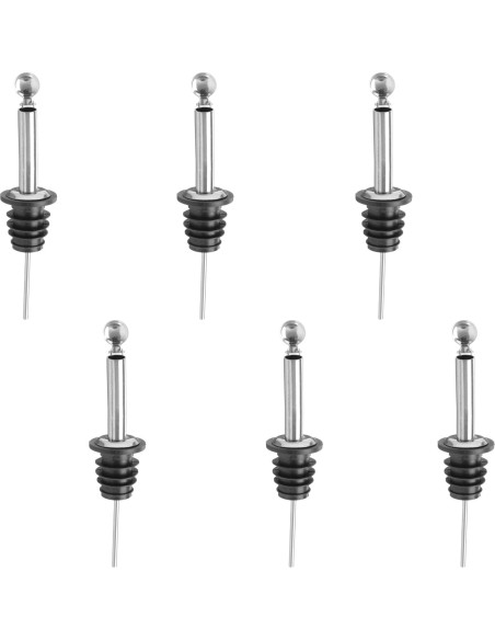 Piltuvo alkoholio dozatorius - su atvartu RINKINYS 6 vnt.