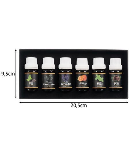 Kvapieji aliejai - 6 vnt. rinkinys, 10 ml, Ruhhy 21939