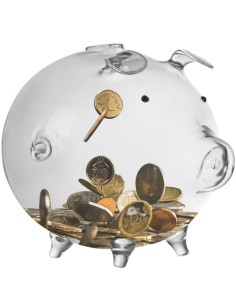 Piggy bank - stiklinė kiaulė Ruhhy 22588