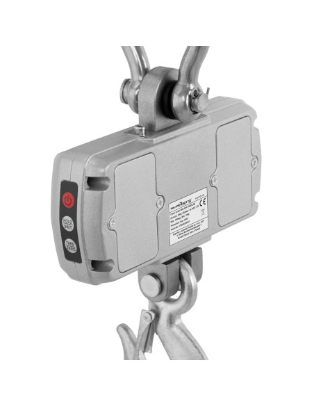 Laikymo kablio svarstyklės su nuotolinio valdymo pulteliu didelis LCD ekranas 1T 1000 / 0,5 kg Laikymo kablio svarstyklės su nuotolinio valdymo pulteliu didelis LCD ekranas 1T 1000 / 0,5 kg