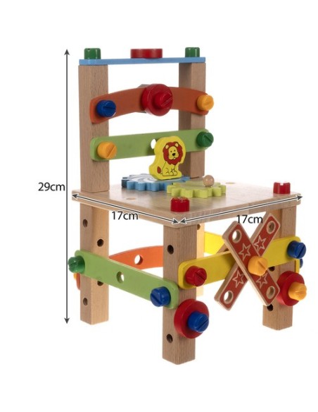 Medinė surinkimo kėdė Kruzzel 22506