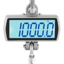 Laikymo kablio svarstyklės su nuotolinio valdymo pulteliu didelis LCD ekranas 1T 1000 / 0,5 kg