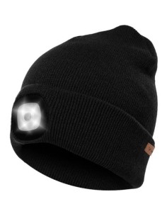 Žieminė kepurė su žibintuvėliu - juoda Trizand 22663