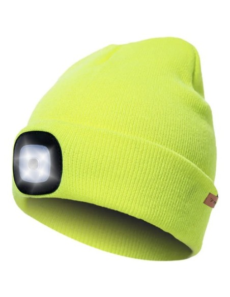 Žieminė kepurė su žibintuvėliu - geltona Trizand 22664