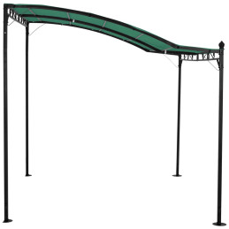 Sodo stogo pavėsinė 2,6 x 3 x 2,5 m žalia