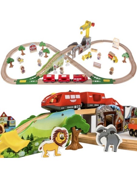 Medinis geležinkelis - Kruzzel takelis 22495