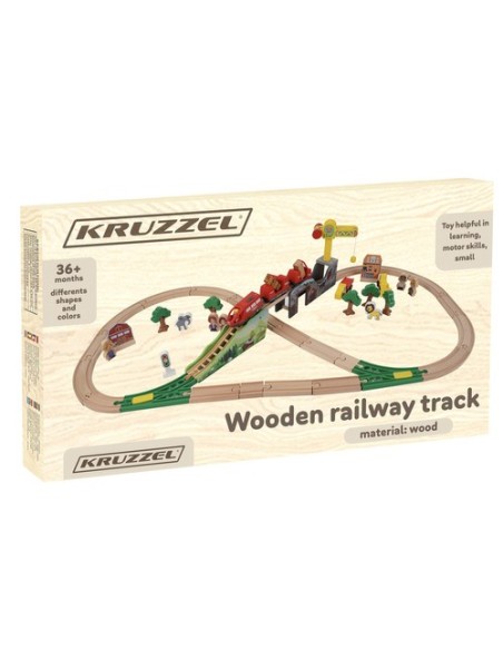 Medinis geležinkelis - Kruzzel takelis 22495