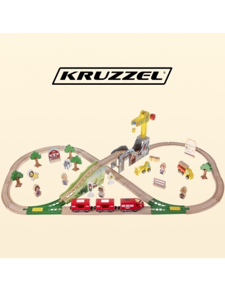 Medinis geležinkelis - Kruzzel takelis 22495