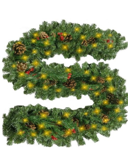 Kalėdų eglutės girlianda 2,7m su Ruhhy 22322 LED lemputėmis