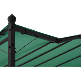 Sodo stogo pavėsinė 2,6 x 3 x 2,5 m žalia