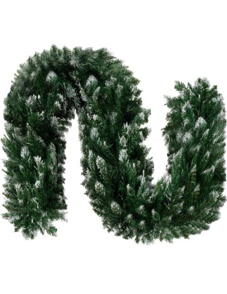 Apsnigta Kalėdų eglutės girlianda 2,7 m HQ Ruhhy 22326