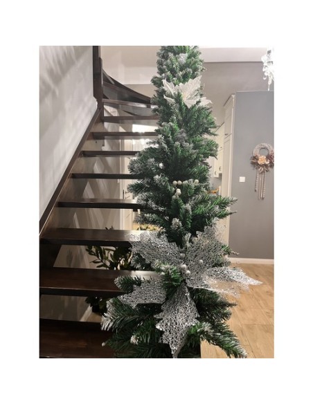 Apsnigta Kalėdų eglutės girlianda 2,7 m HQ Ruhhy 22326