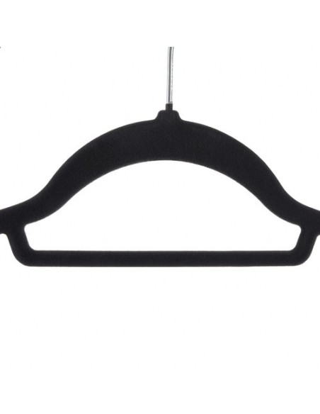 Drabužių kabykla 20 vnt - juoda Ruhhy 22536