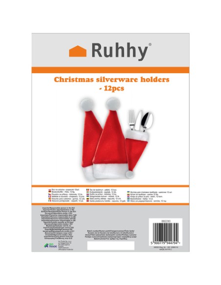 Stalo įrankių dėklas - kepurės, 12 vnt. Ruhhy 22303