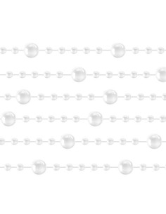Kalėdų eglutės girlianda - perlai 5m Ruhhy 22499