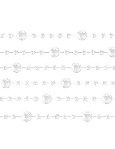 Kalėdų eglutės girlianda - perlai 5m Ruhhy 22499