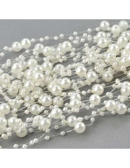 Kalėdų eglutės girlianda - perlai 5m Ruhhy 22499