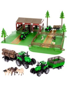 Ūkis su gyvuliais + 2 ūkio automobiliai 22404