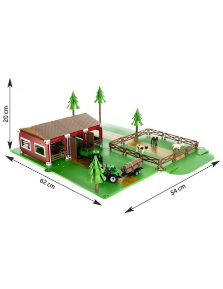Ūkis su gyvuliais + 2 ūkio automobiliai 22404