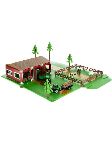 Ūkis su gyvuliais + 2 ūkio automobiliai 22404