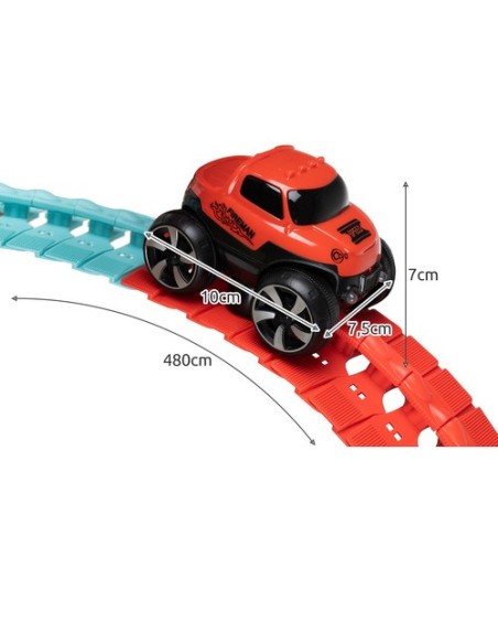 Lenktynių trasa - 193 detalės + automobilis 22461