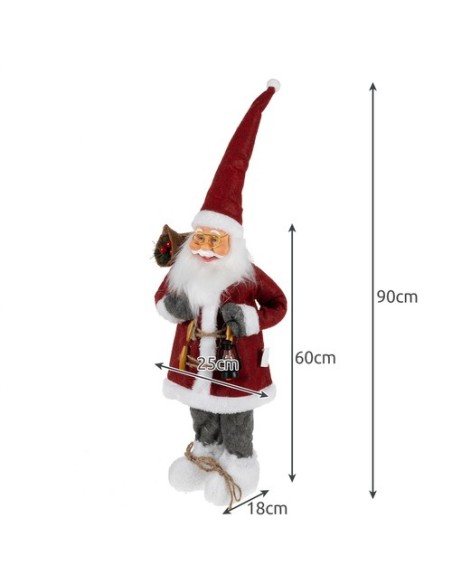Kalėdų Senelis - Kalėdų figūrėlė 60cm Ruhhy 22354
