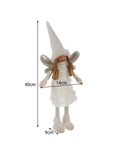 Fėja – balta kalėdinė figūrėlė Ruhhy 22342