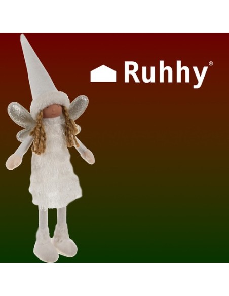 Fėja – balta kalėdinė figūrėlė Ruhhy 22342