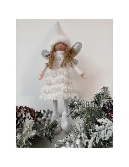 Fėja – balta kalėdinė figūrėlė Ruhhy 22342
