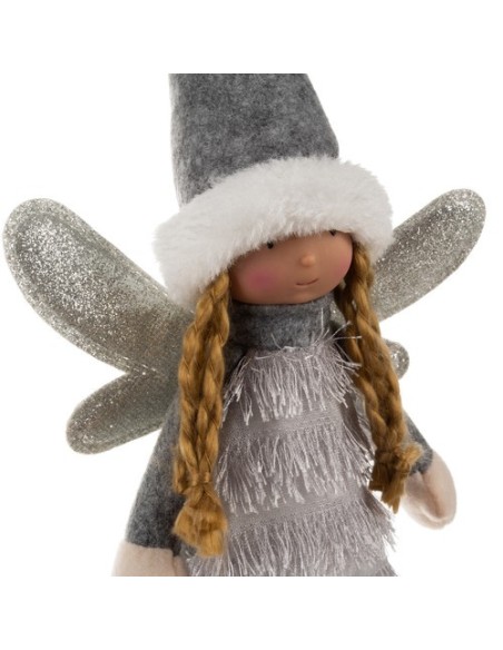 Fėja – pilka kalėdinė figūrėlė Ruhhy 22343