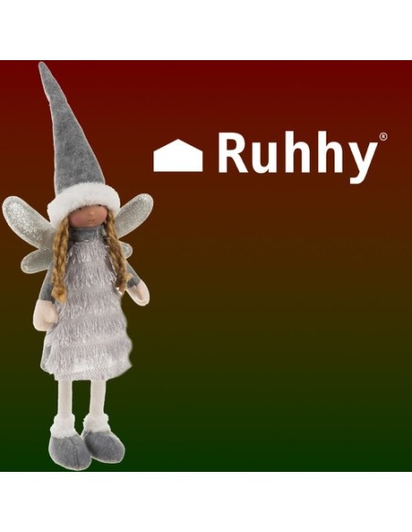 Fėja – pilka kalėdinė figūrėlė Ruhhy 22343
