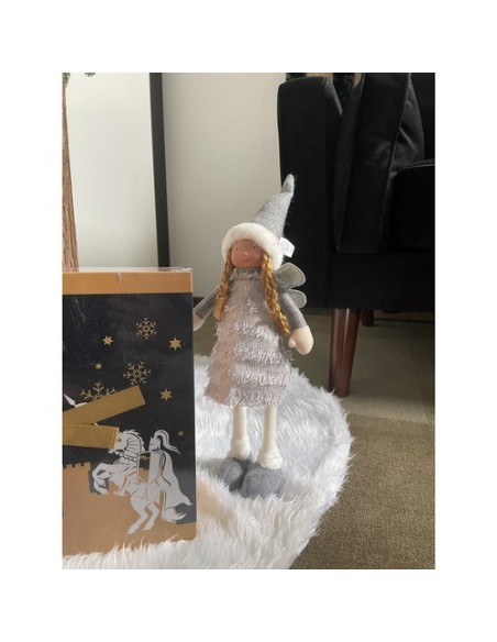 Fėja – pilka kalėdinė figūrėlė Ruhhy 22343