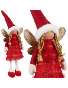 Fėja – raudona kalėdinė figūrėlė Ruhhy 22346