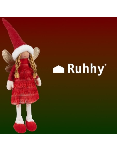 Fėja – raudona kalėdinė figūrėlė Ruhhy 22346