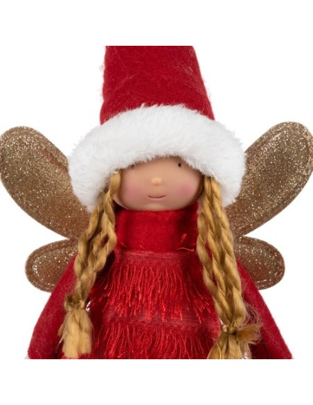 Fėja – raudona kalėdinė figūrėlė Ruhhy 22346