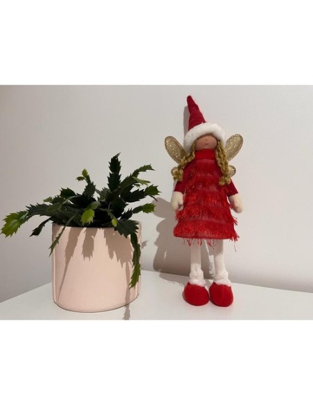 Fėja – raudona kalėdinė figūrėlė Ruhhy 22346