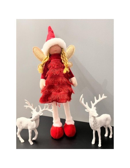 Fėja – raudona kalėdinė figūrėlė Ruhhy 22346