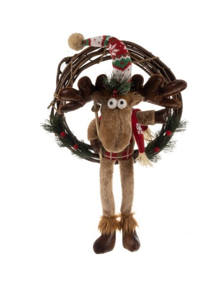 Kalėdinis vainikas ant durų – elnias Ruhhy 22316