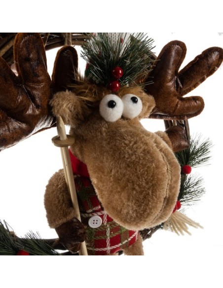 Kalėdinis vainikas ant durų – elnias Ruhhy 22316