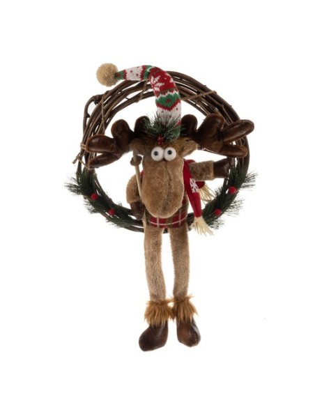 Kalėdinis vainikas ant durų – elnias Ruhhy 22316