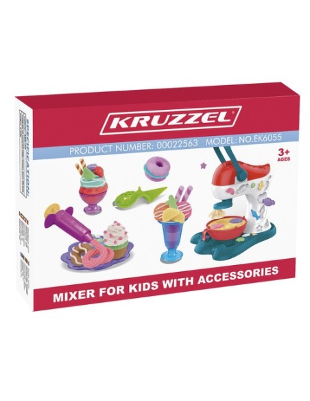 Plastikinė masė - rinkinys Kruzzel 22563