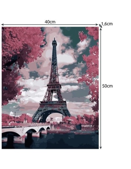 Tapyba pagal skaičius 40x50cm - Maaleo bokštas 22784