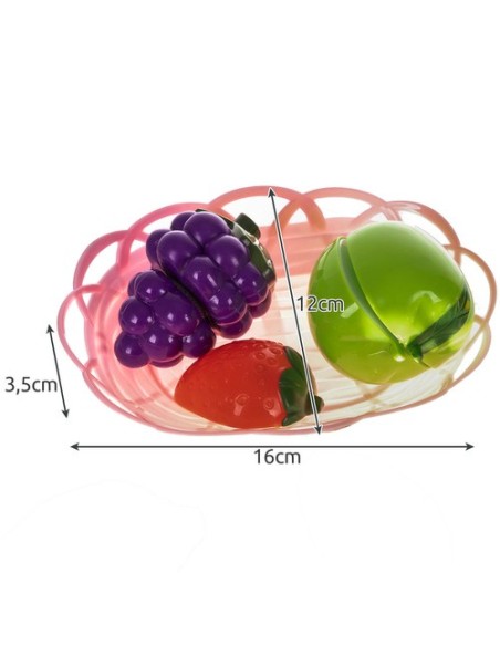 Vaisių ir daržovių rinkinys pjaustymui krepšelyje 22576