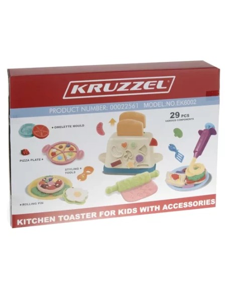 Plastikinė masė - rinkinys Kruzzel 22561