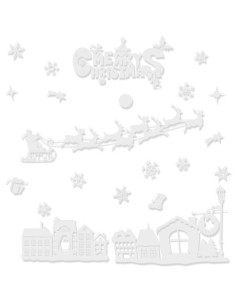 Kalėdiniai langų lipdukai Ruhhy 22305